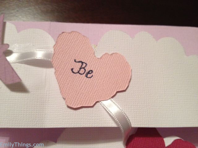 Valentine Pop Up Card Handmade Hearts